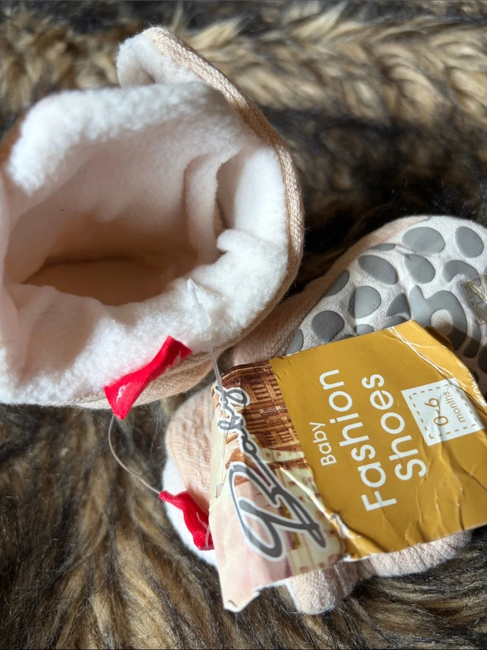 Baby Fashion Shoes soft peach